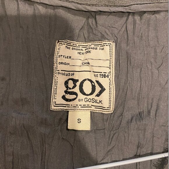 Grey Go>Silk Dress - Picture 3 of 3